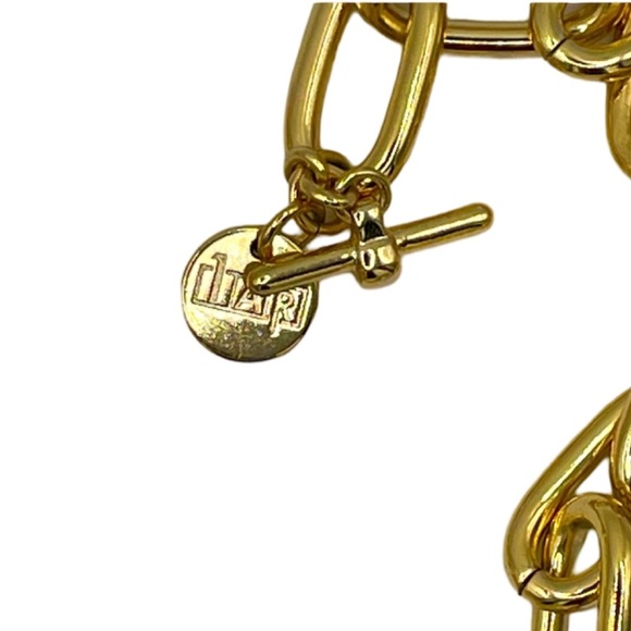 Like New! 1AR by UnoAerre 18" Rectangle Link Necklace - Picture 2 of 3